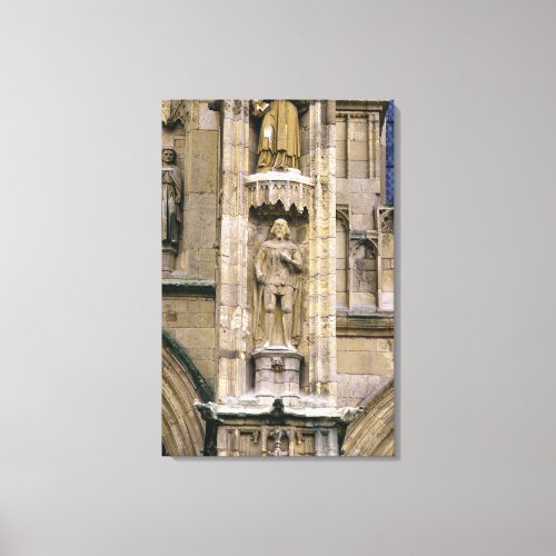 Sir Henry Hotspur Percy on the west facade Canvas Print
