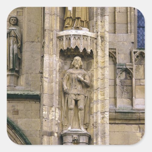 Sir Henry Hotspur Percy on the west facade Square Sticker