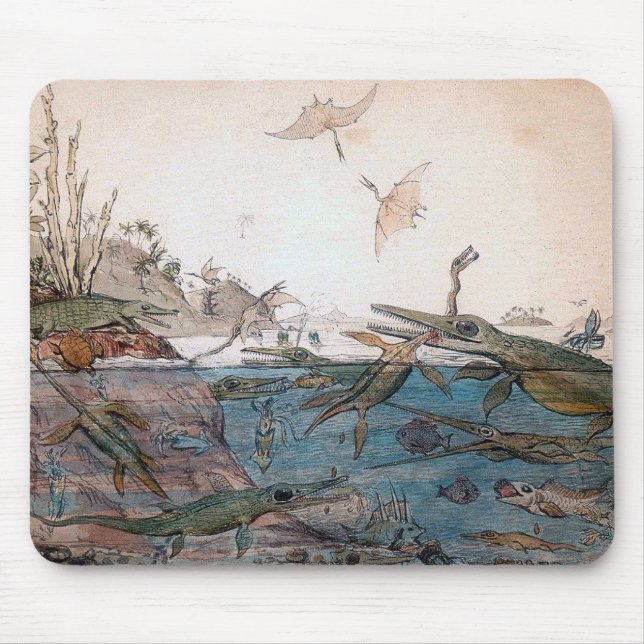 Sir Henry Thomas De la Beche " Duria Antiquior " Mouse Pad (Front)