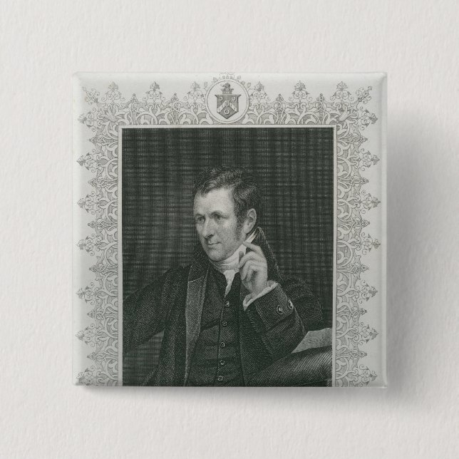Sir Humphry Davy Pinback Button (Front)