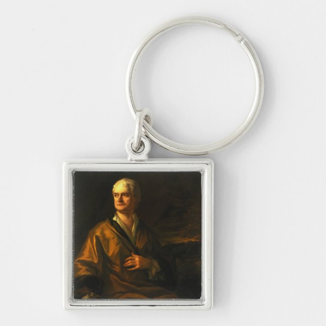 Sir Isaac Newton, 1710 Keychain (Front)