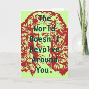 Sir Isaac Newton Card