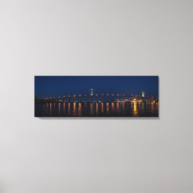 Sir John A. MacDonald Bridge - Halifax, NS Canvas Print (Front)