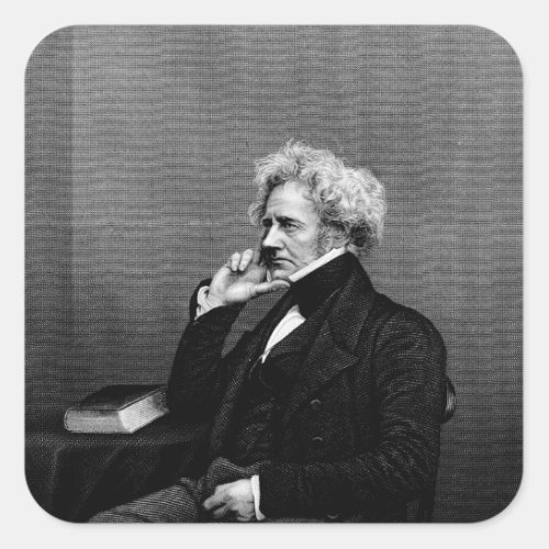 Sir John FW Herschel Square Sticker