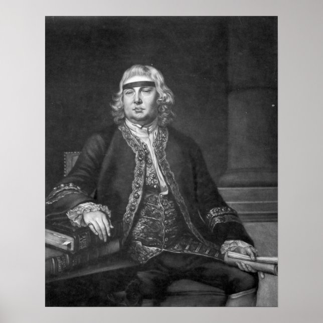Sir John Fielding, engraved by James McArdell Poster (Front)