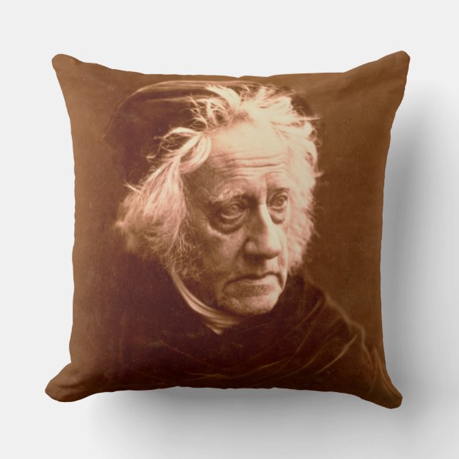 Sir John Frederick William Herschel (1792-1871) 18 Throw Pillow (Front)