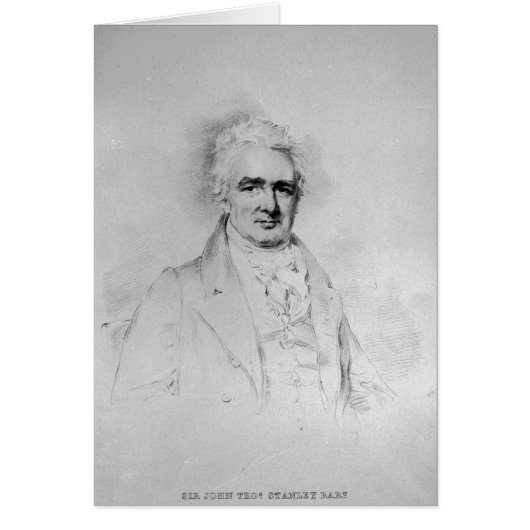Sir John Thomas Stanley Bart Cards (Front)