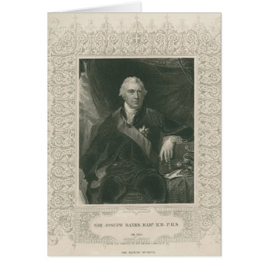 Sir Joseph Banks Cards (Front)