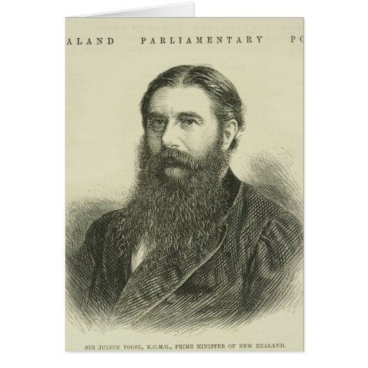 Sir Julius Vogel, KCMG Cards (Front)
