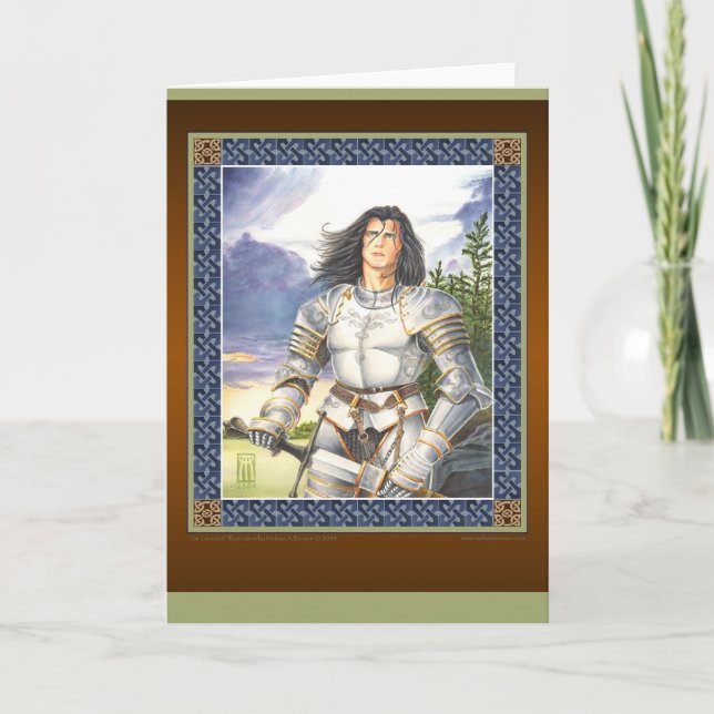 Sir Lancelot greeting card (Front)