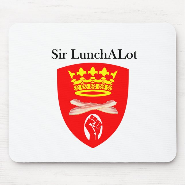 Sir LunchALot Mouse Pad (Front)