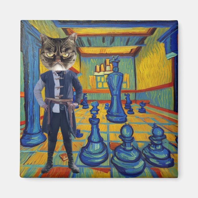 Sir Meowarc Magnet (Front)