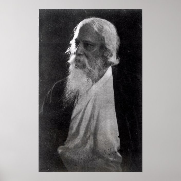 Sir Rabindranath Tagore Poster | Zazzle.com