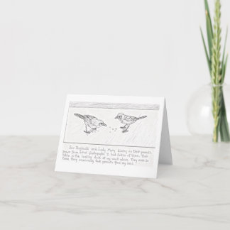 Sir Reginald And Lady Mary Thank You Card