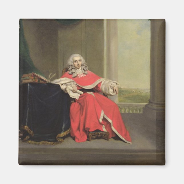 Sir Robert Chambers, c.1789 (oil on canvas) Magnet (Front)