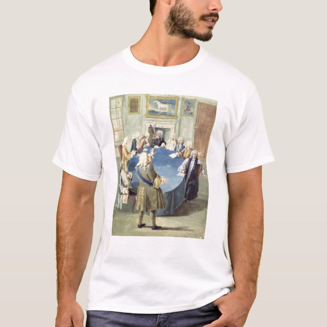 Sir Robert Walpole addressing his cabinet T-Shirt (Front)