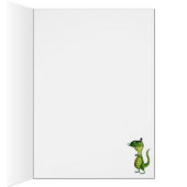 Sir T-rex with Moustaches Cards (Inside (Right))