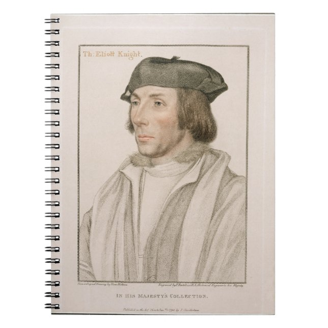 Sir Thomas Elyot (c.1490-1546) engraved by Frances Notebook (Front)