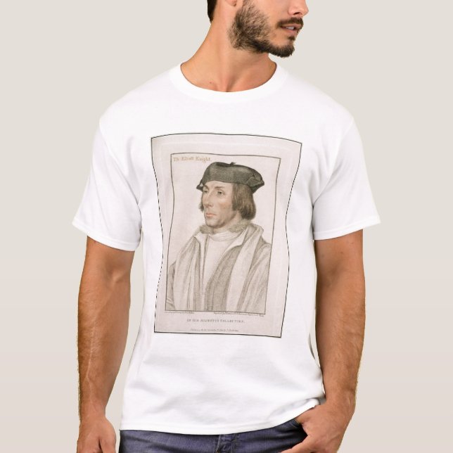 Sir Thomas Elyot (c.1490-1546) engraved by Frances T-Shirt (Front)