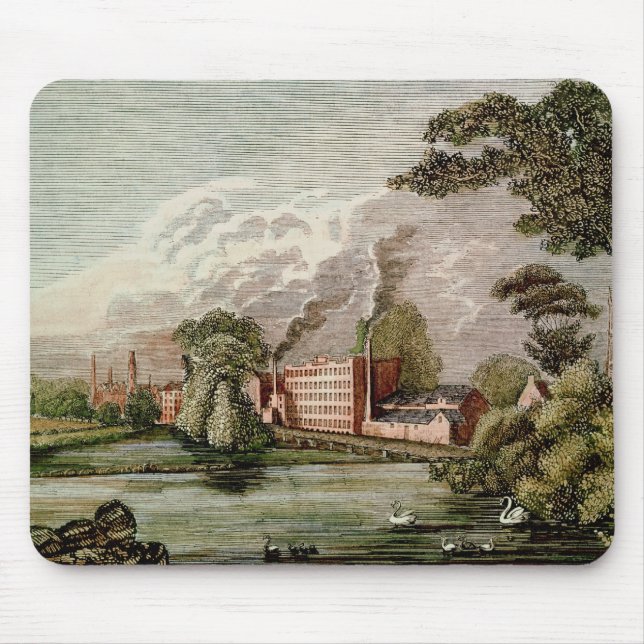 Sir Thomas Lombe's Silk Mill, Derby Mouse Pad (Front)