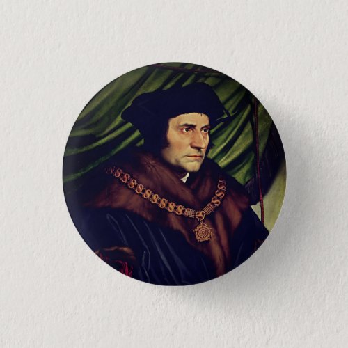 Sir Thomas More _ by Hans Holbein the Younger Button