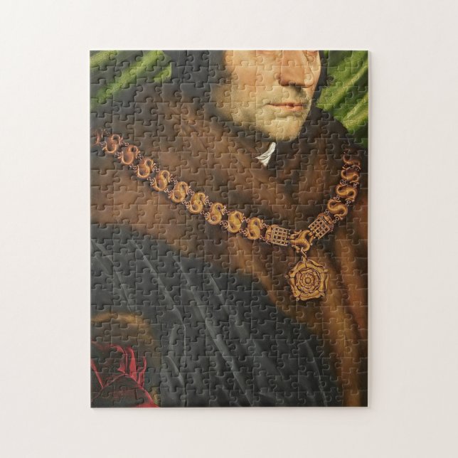 Sir Thomas More By Hans Holbein The Younger Jigsaw Puzzle (Vertical)