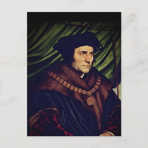 Sir Thomas More _ by Hans Holbein the Younger Postcard