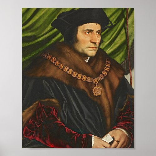 Sir Thomas More By Hans Holbein The Younger Poster