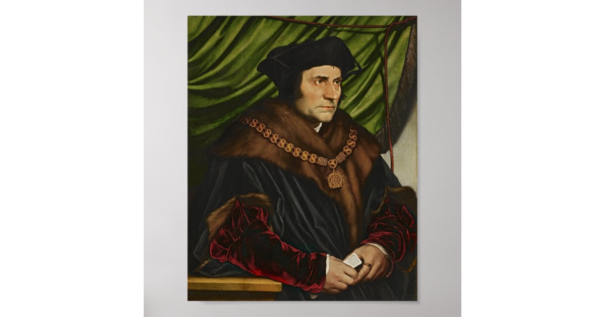 Sir Thomas More Painting Poster | Zazzle
