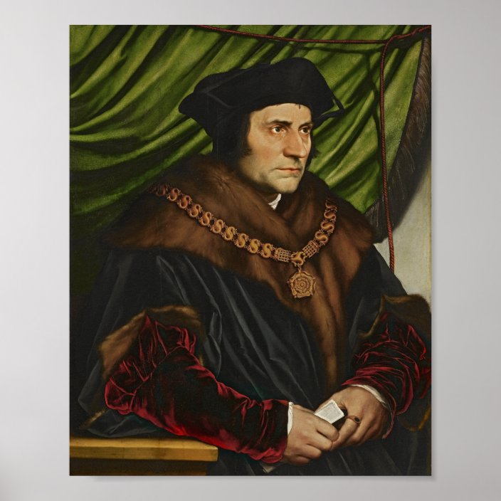 Sir Thomas More Painting Poster | Zazzle.com
