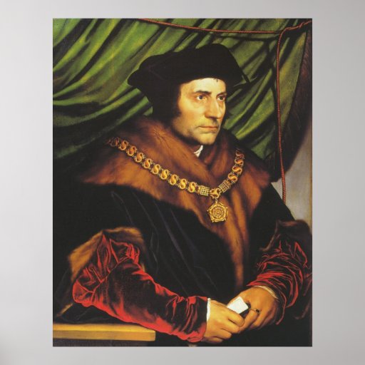 Sir Thomas More Poster | Zazzle
