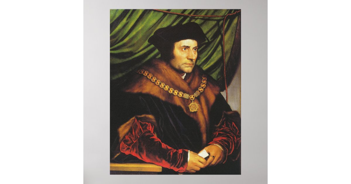 Sir Thomas More Poster | Zazzle