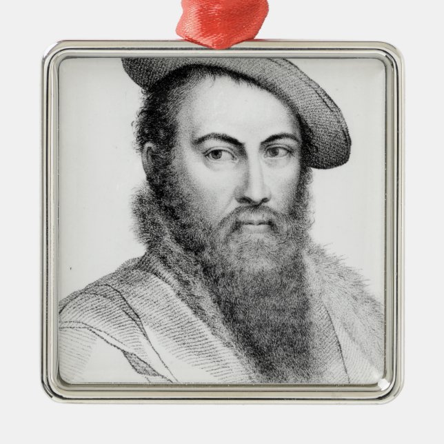 Sir Thomas Wyatt Metal Ornament (Front)