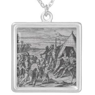 Sir Walter Raleigh Silver Plated Necklace