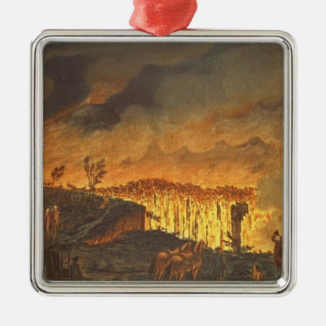 Sir William Hamilton  showing Ferdinand IV Metal Ornament (Front)