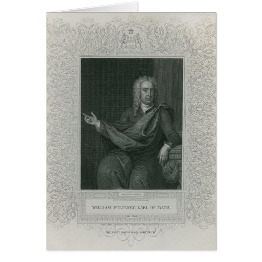 Sir William Pulteney, Earl of Bath Cards (Front)