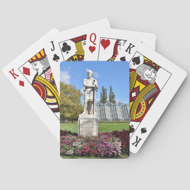 Sir William Wallace Statue Poker Cards (Back)