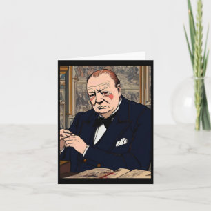 Sir Winston Churchill 4 Sticker  Card