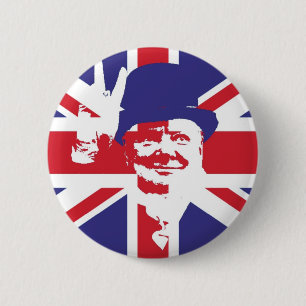 Sir Winston Churchill Button