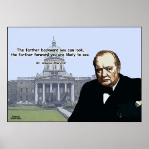 Sir Winston Churchill - Inspirational Posers Poster