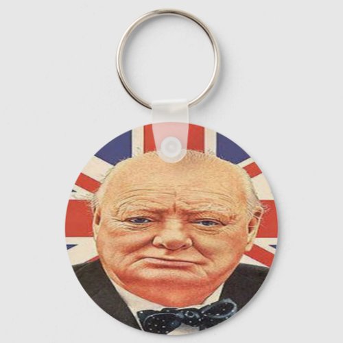 Sir Winston Churchill Keychain