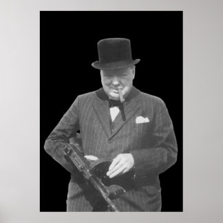 Sir Winston Churchill Poster