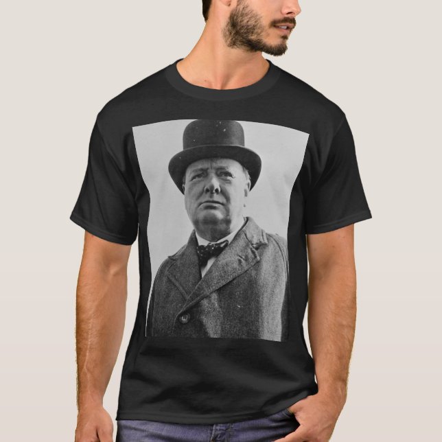 Sir Winston Churchill T-Shirt (Front)