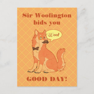Sir Woofington Post Card