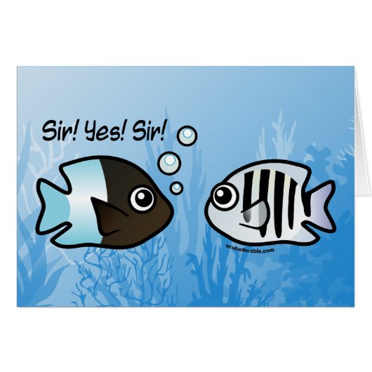 Sir! Yes! Sir! Cards (Front Horizontal)