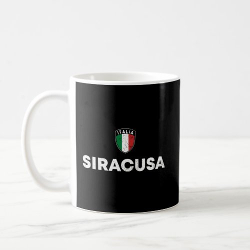 Siracusa Syracuse Italia Flag Shield Sicilian Root Coffee Mug