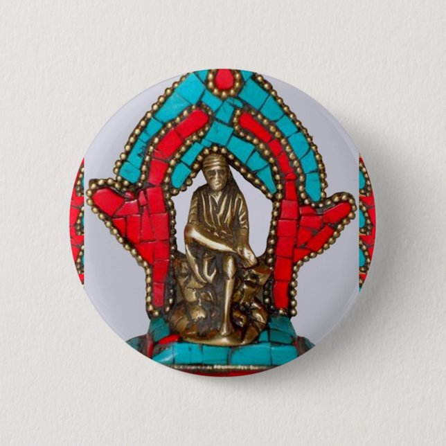 SIRDI SAI BABA - Saibaba Button (Front)