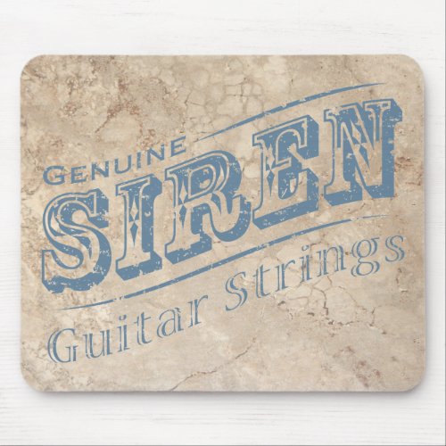 Siren Guitar Strings mouse pad