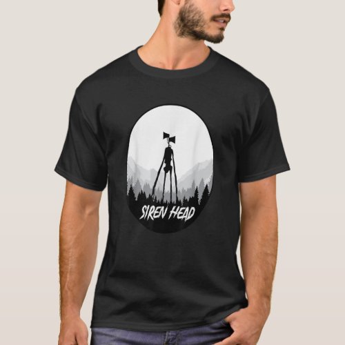 Siren Head Sirenhead Creepypasta Horror Trick or T T_Shirt