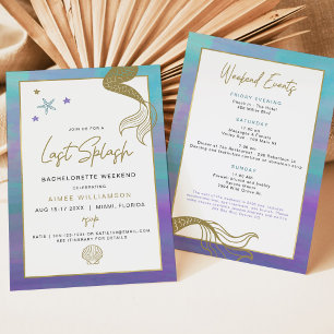 SIREN Mermaid Last Splash Bachelorette Itinerary